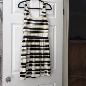 J crew striped dress